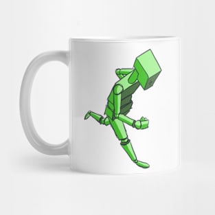 Robot Run Green Mug